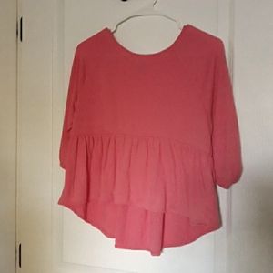 Old Navy loose fit salmon colored shirt